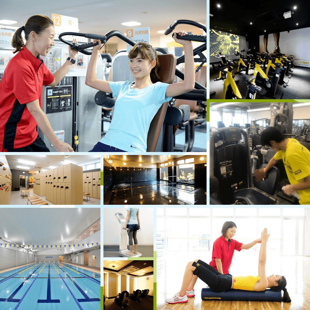 5店舗で充実の施設をご利用